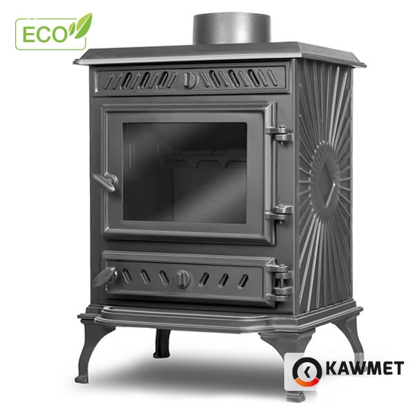 KAWMET Litinová krbová kamna P3 - 7,4 kW ECO - Obrázek 2