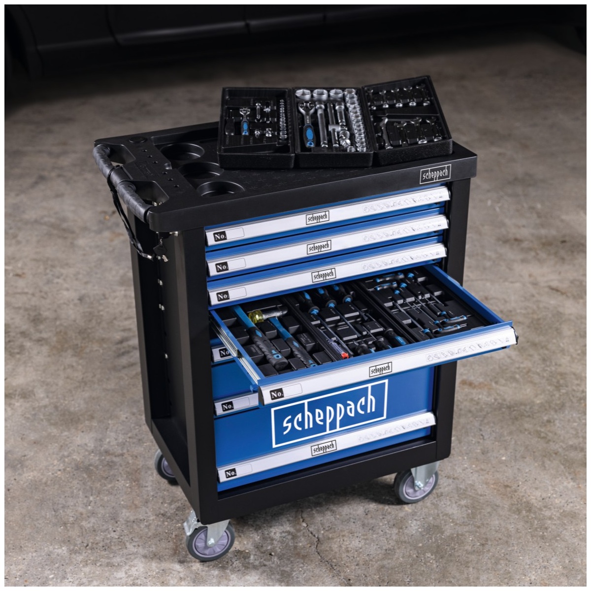 Scheppach TW 1100 - dílenský vozík s nářadím - Obrázek 2