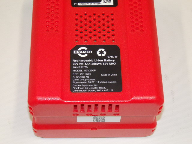 CRAMER CRAMER82V290P 82 V / 4 Ah akumulátor - Obrázek 2