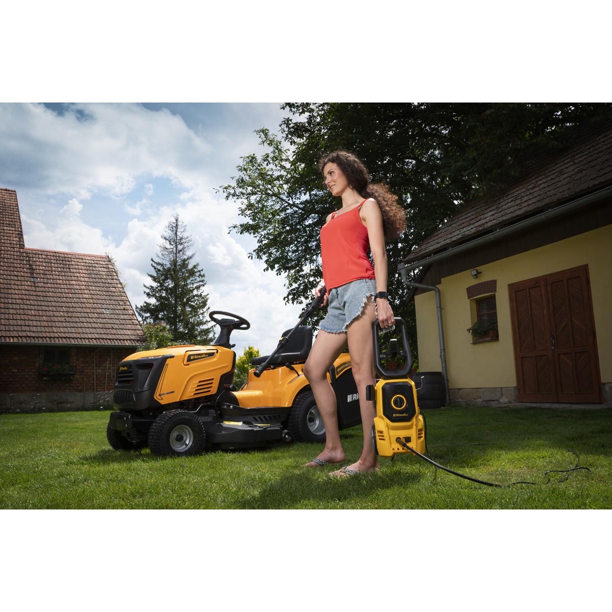 Riwall PRO REPW 110 SET - elektrická tlaková myčka 110 barů s příslušenstvím - Obrázek 2