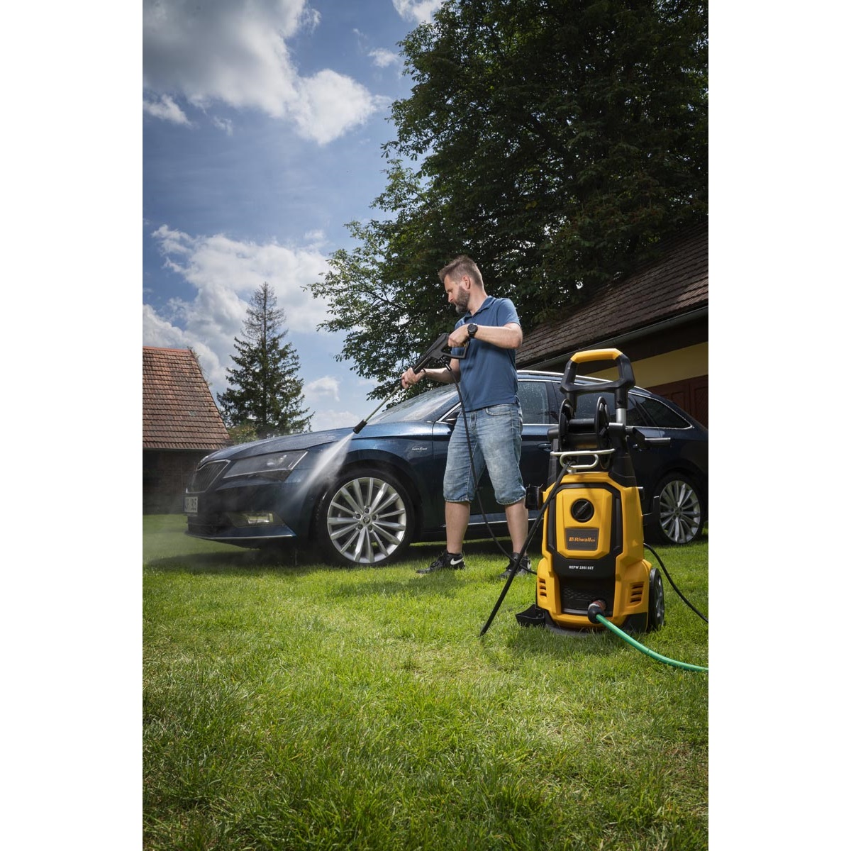 Riwall PRO REPW 195i SET - elektrická indukční tlaková myčka 195 bar s příslušenstvím - Obrázek 2