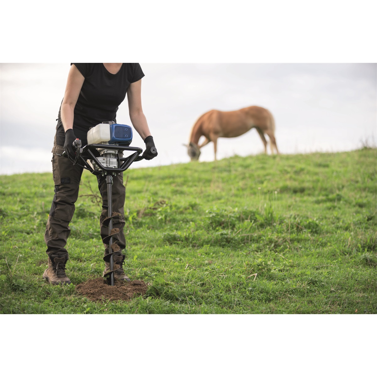 Scheppach EB 2000 - půdní vrták + 2 vrtáky - Obrázek 2