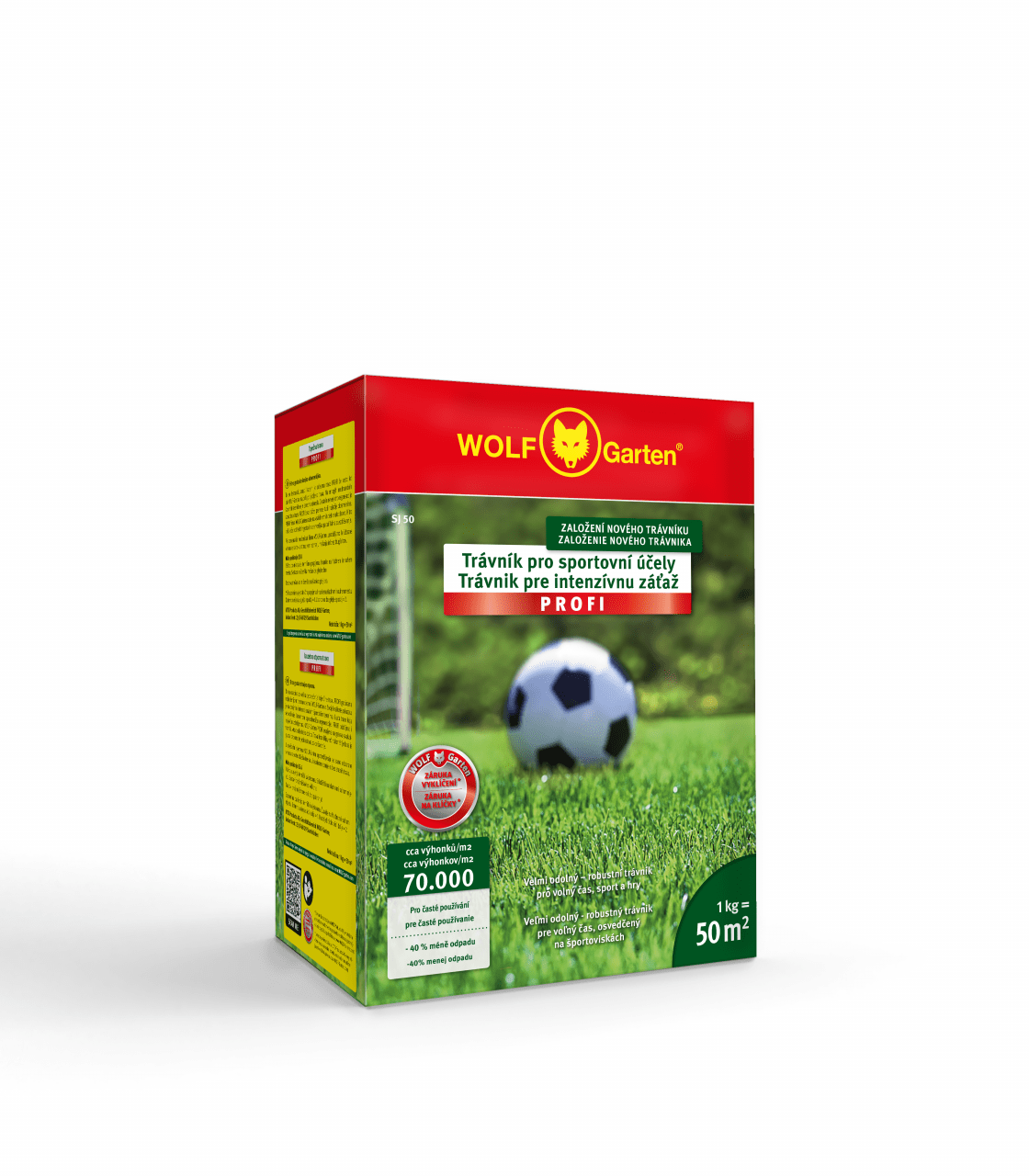 WOLF-Garten SJ 50 – osivo na zátěž (50 m2) WOLF-Garten SJ 50 – osivo na zátěž (50 m2)