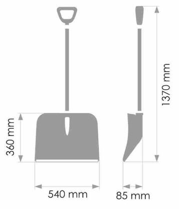 VeGA ALU54 - hrablo na sníh - Obrázek 2