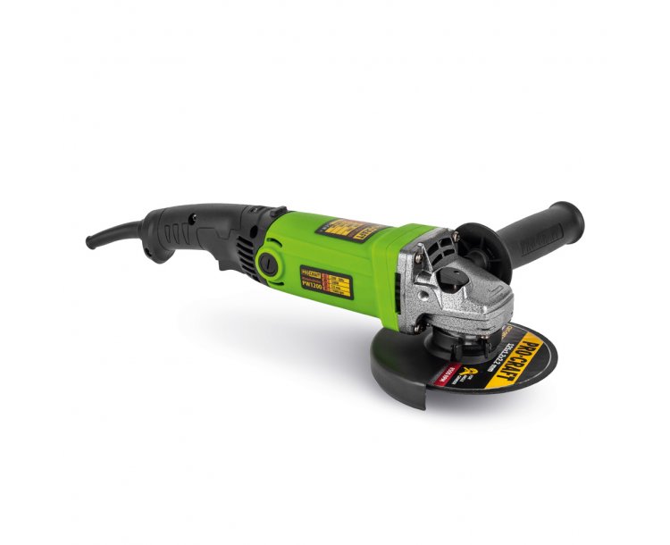 Procraft PW1200E - úhlová bruska + 10x řezný kotouč CD125x1.0b v kovovém boxu - Obrázek 2