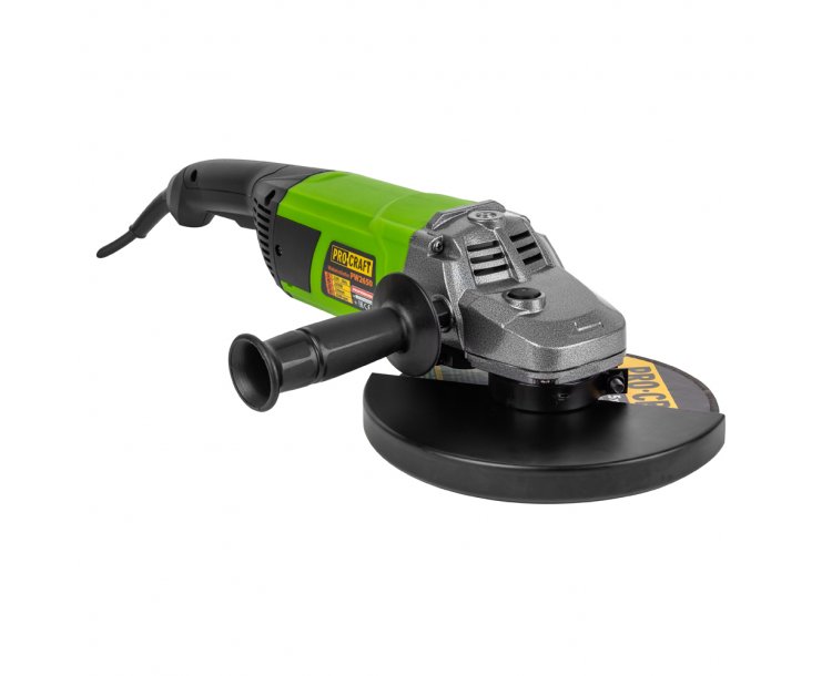 Procraft PW2650 - úhlová bruska + rychloupínací matice RM14, 5x řezný kotouč CD230x2.0 - Obrázek 2