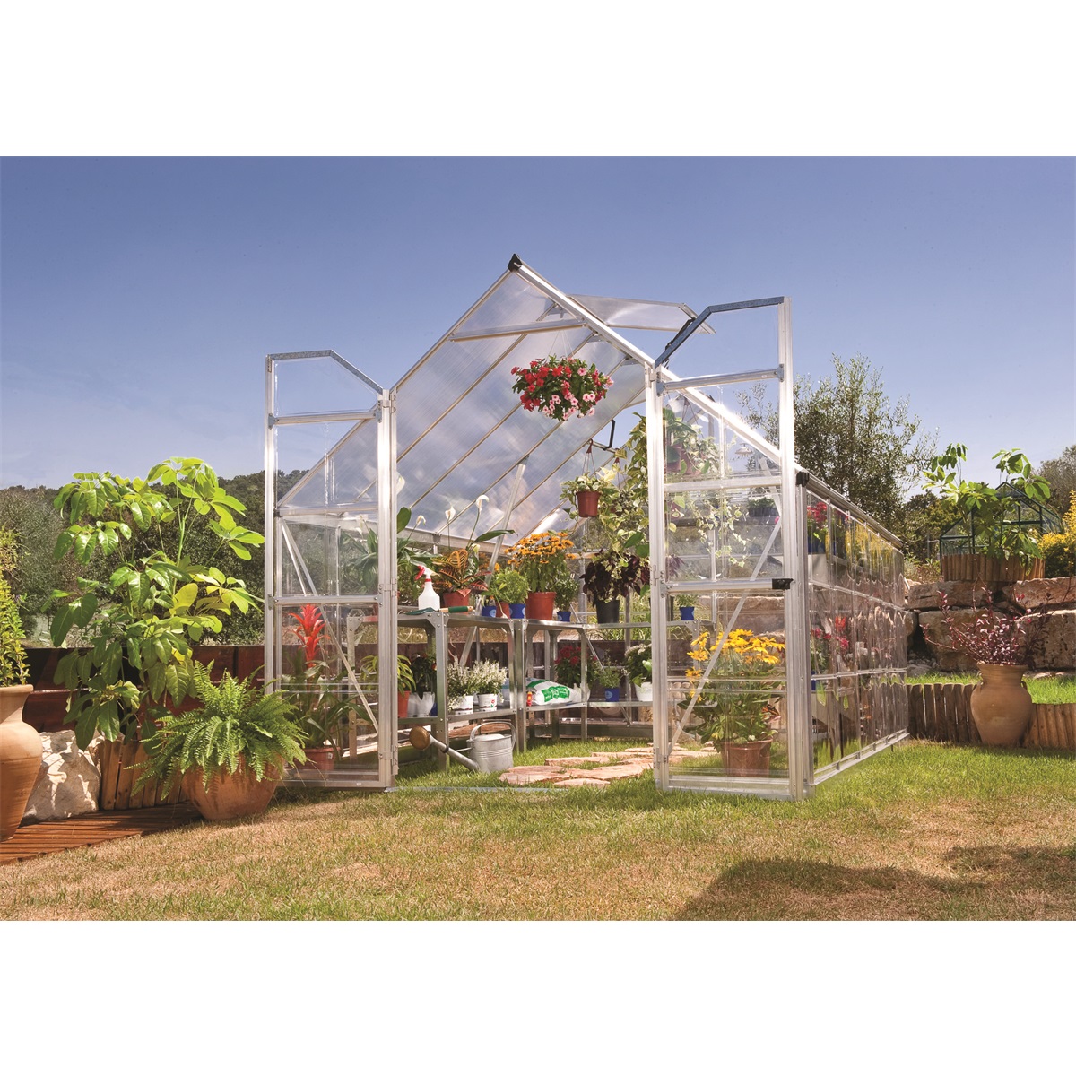 Palram – Canopia Balance 8×12 silver – polykarbonátový skleník Palram – Canopia Balance 8×12 silver – polykarbonátový skleník