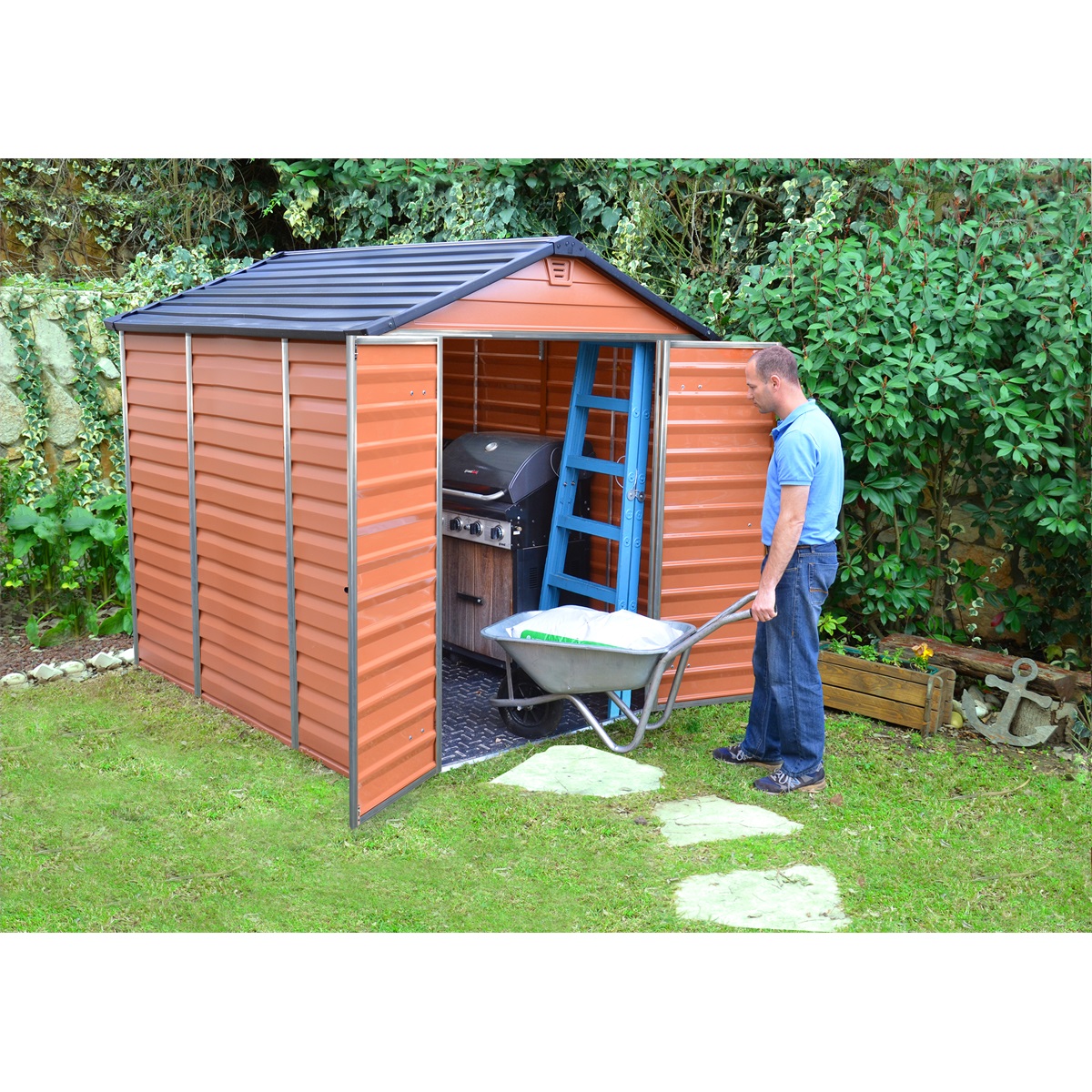 Palram - Canopia Skylight 6x8 hnědý - zahradní domek - Obrázek 2