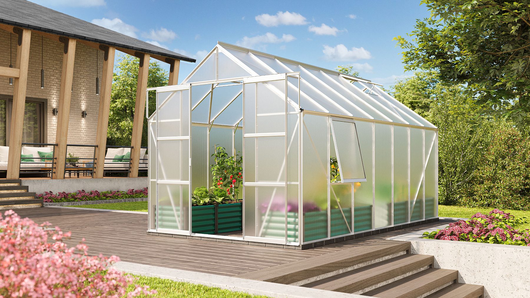 LANIT PLAST, s.r.o. skleník VITAVIA URANUS 11500 PC 4 mm stříbrný LG184 LANIT PLAST, s.r.o. skleník VITAVIA URANUS 11500 PC 4 mm stříbrný LG184