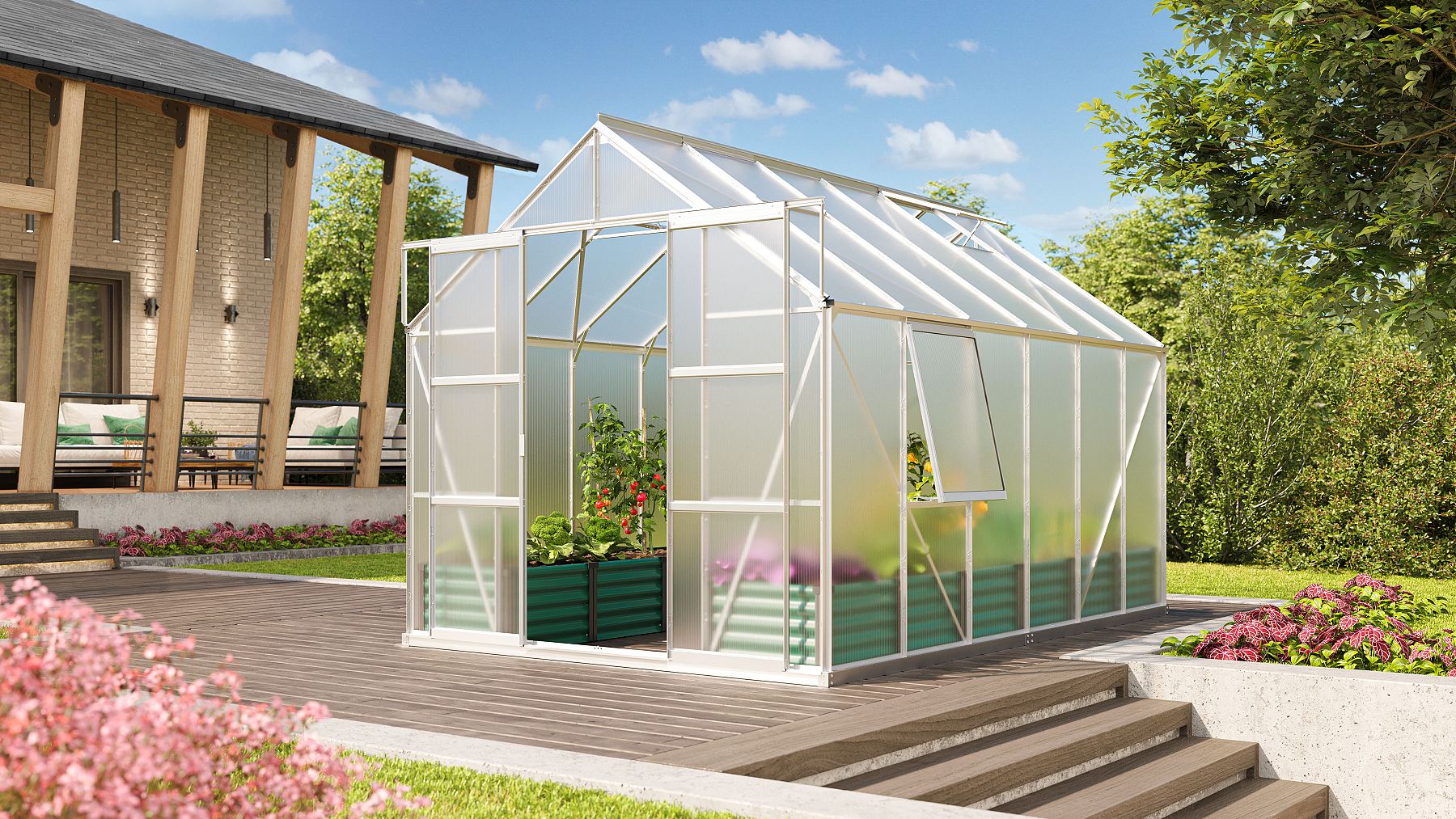 LANIT PLAST, s.r.o. skleník VITAVIA URANUS 9900 PC 4 mm stříbrný LG183 LANIT PLAST, s.r.o. skleník VITAVIA URANUS 9900 PC 4 mm stříbrný LG183