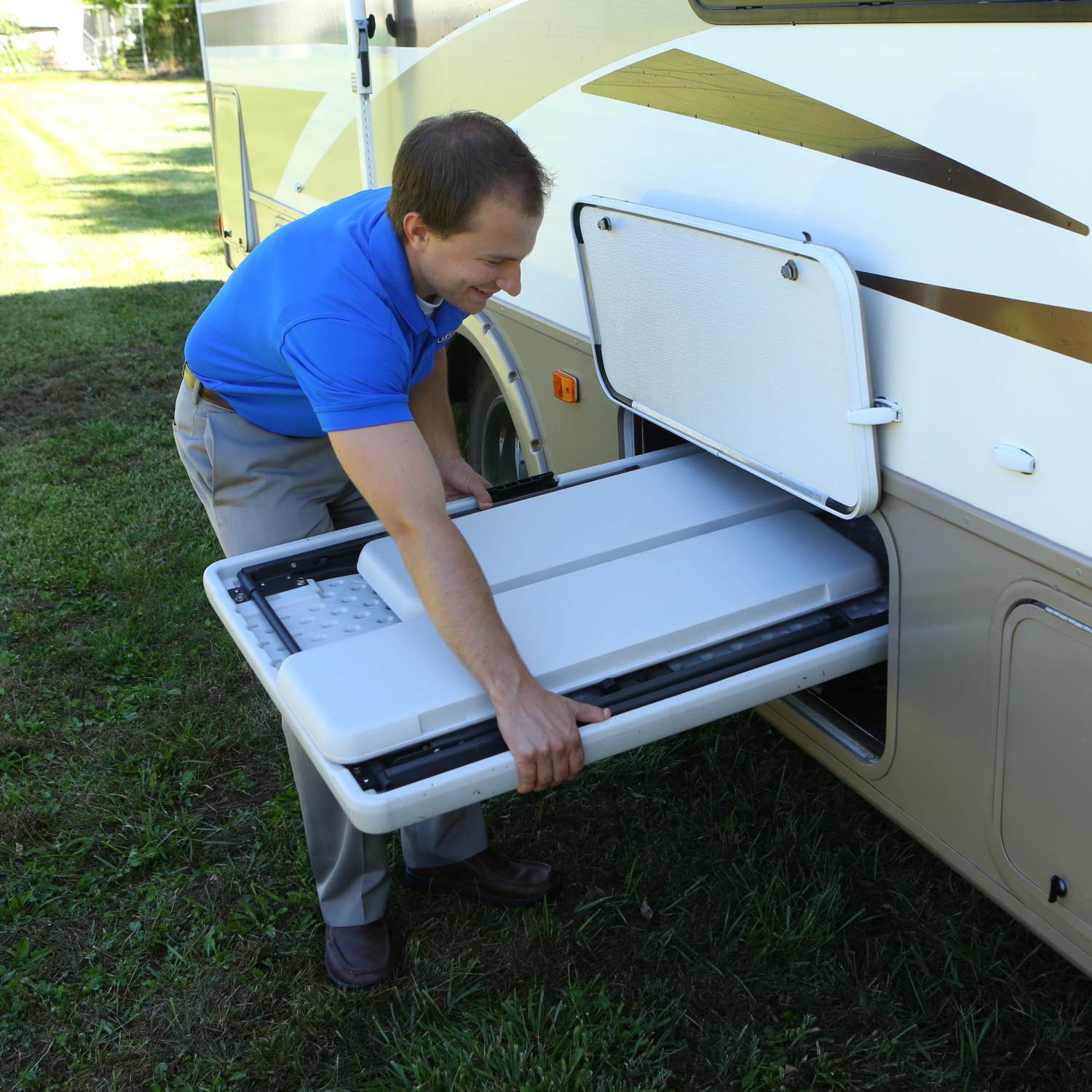 LANIT PLAST, s.r.o. campingový stůl + 2x lavice LIFETIME 80353 / 80352 LG961 - Obrázek 2