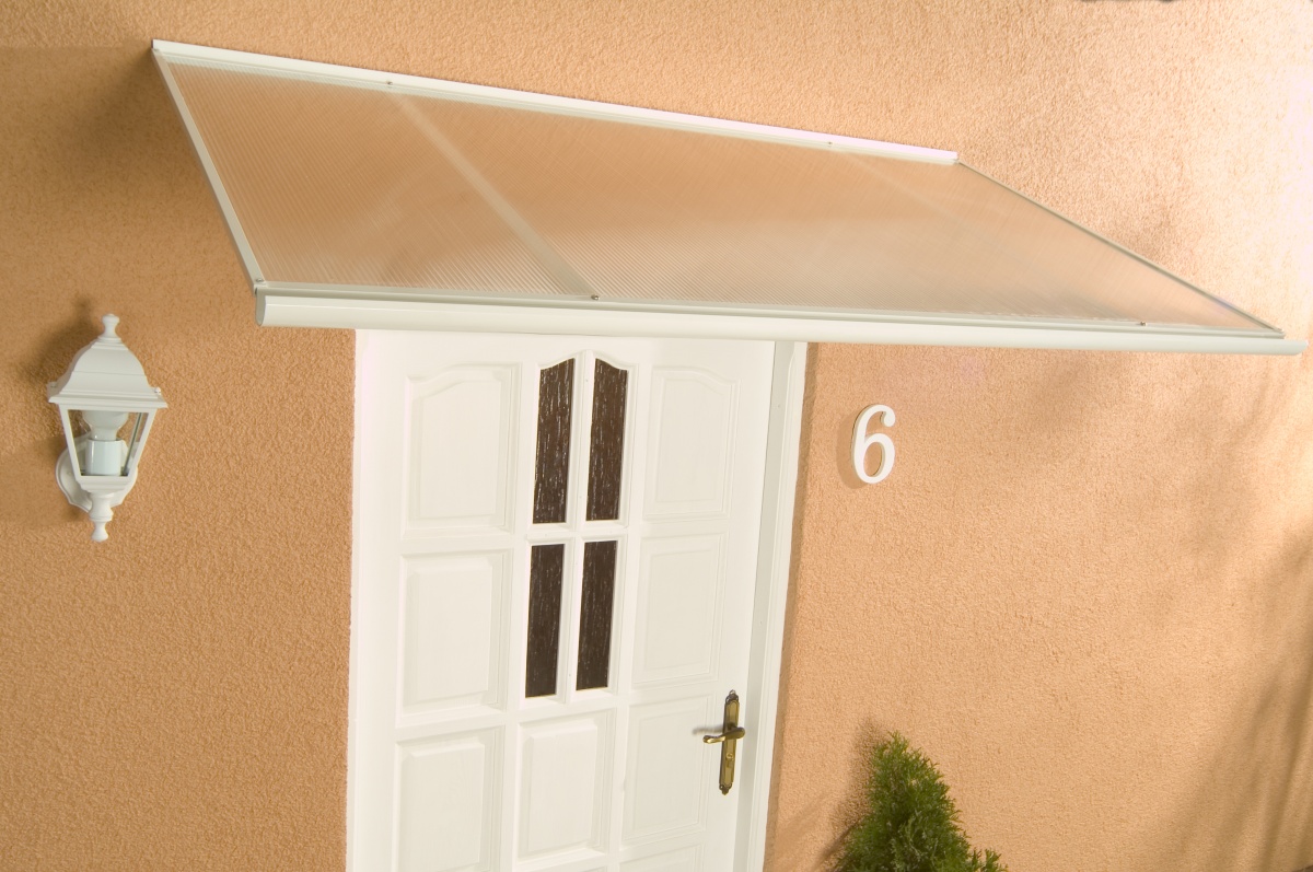 LANIT PLAST, s.r.o. stříška nad dveře LANITPLAST MELES 160/85 bílá LG656 - Obrázek 2