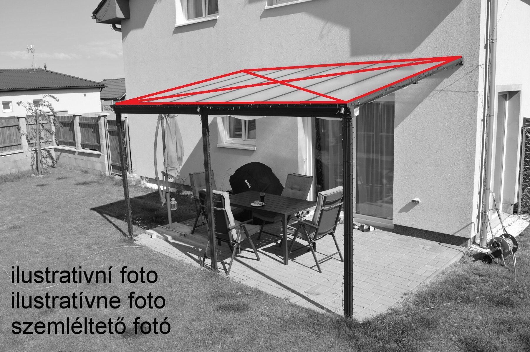 LANIT PLAST, s.r.o. náhradní prosklení pro pergolu LANITPLAST WALL 53 čiré PC LG3108 LANIT PLAST, s.r.o. náhradní prosklení pro pergolu LANITPLAST WALL 53 čiré PC LG3108