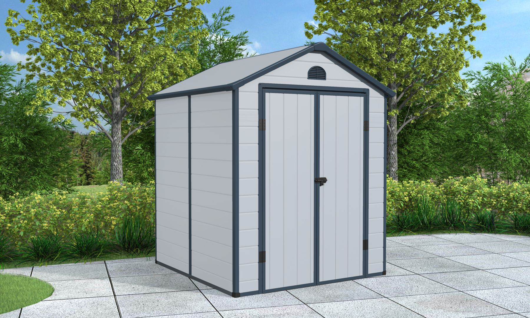 LANIT PLAST, s.r.o. plastový domek LANITPLAST LONGFORD 66 LG4016 - Obrázek 2