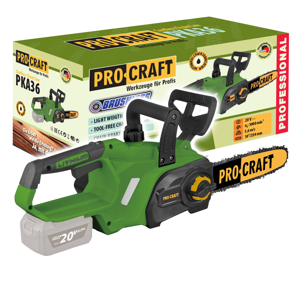 Procraft PKA36 20V – akumulátorová ruční pilka (bez akumulátoru a nabíječky) Procraft PKA36 20V – akumulátorová ruční pilka (bez akumulátoru a nabíječky)