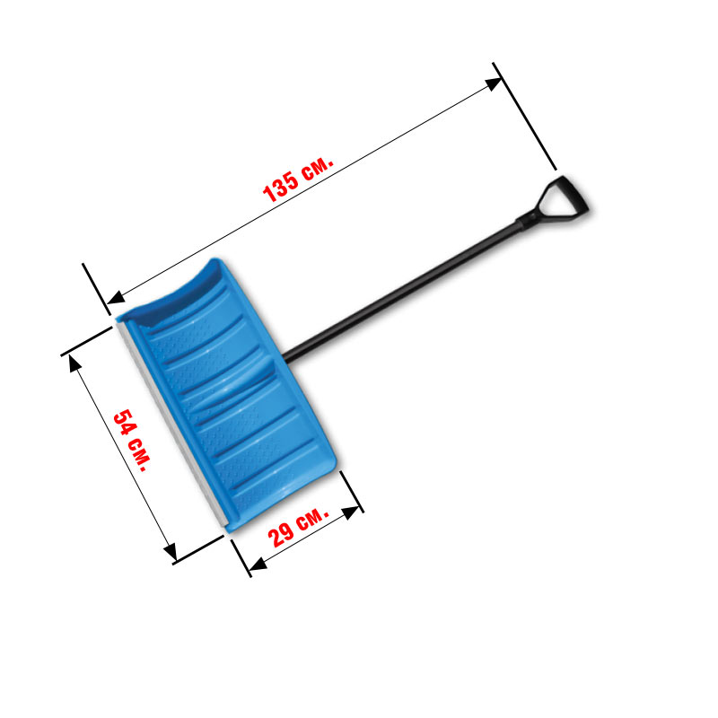 Hrablo na sníh s ergonomickou násadou BRADAS KT-CXG811-D - Obrázek 2
