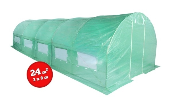 Zahradní fóliovník 3x8m VespaGarden – zelený Zahradní fóliovník 3x8m VespaGarden – zelený