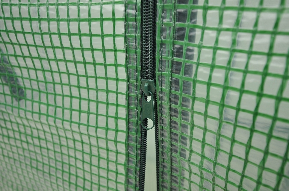 Zahradní fóliovník VespaGarden Regal - 8 polic, 143x143x195cm - bílý - Obrázek 2