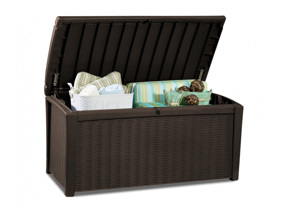 Keter Borneo zahradní úložný box 416 L - 129,5 x 70 x 62,5 cm - Brown - Obrázek 2
