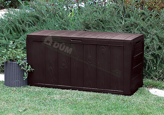Keter Sherwood - zahradní úložný box 270 L - 117 x 45 x 57,5 cm - Brown - Obrázek 2