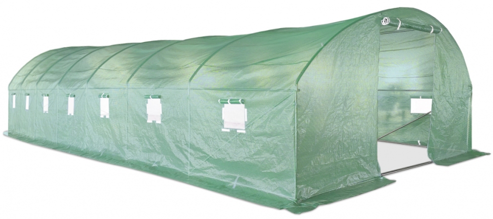 Zahradní fóliovník VESPAGARDEN 4x10x2,3m – 40m2 – 2 x dveře – zelený Zahradní fóliovník VESPAGARDEN 4x10x2,3m – 40m2 – 2 x dveře – zelený