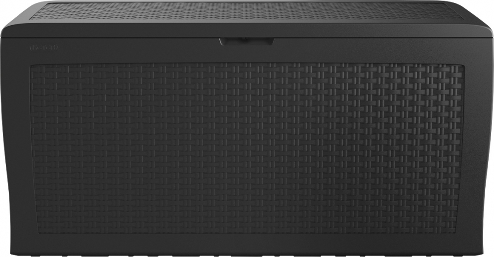 Zahradní úložný box Keter Samoa Rattan 270 L - 117 x 45 x 57 cm - Graphite - Obrázek 2