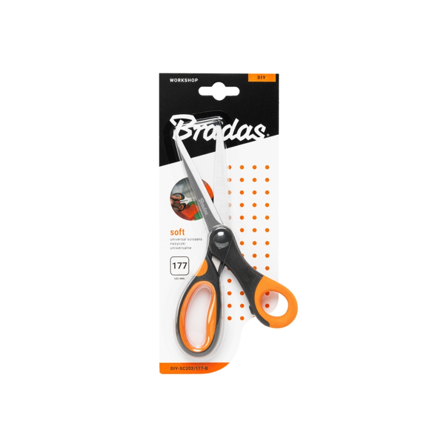 BRADAS Univerzální nůžky SOFT 177 mm - Obrázek 2
