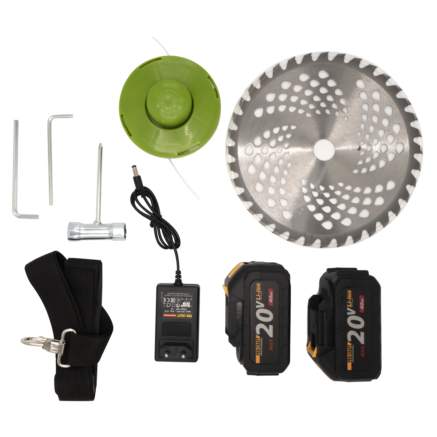 Procraft ATA-40bb - akumulátorový křovinořez (bez akumulátoru a nabíječky) - Obrázek 2