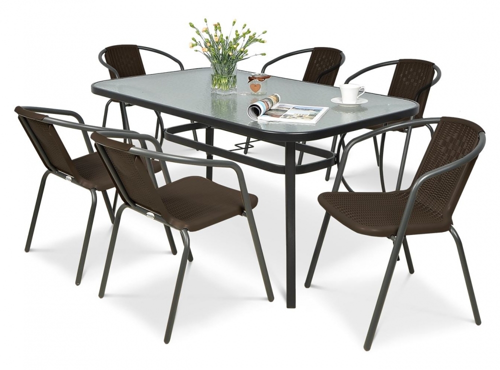 F-Garden Zahradní nábytek Focus Garden Simple 150/6 Brown F-Garden Zahradní nábytek Focus Garden Simple 150/6 Brown