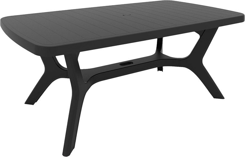 Jídelní stůl KETER Baltimore – 177 x 100 x 71 cm – grafit Jídelní stůl KETER Baltimore – 177 x 100 x 71 cm – grafit