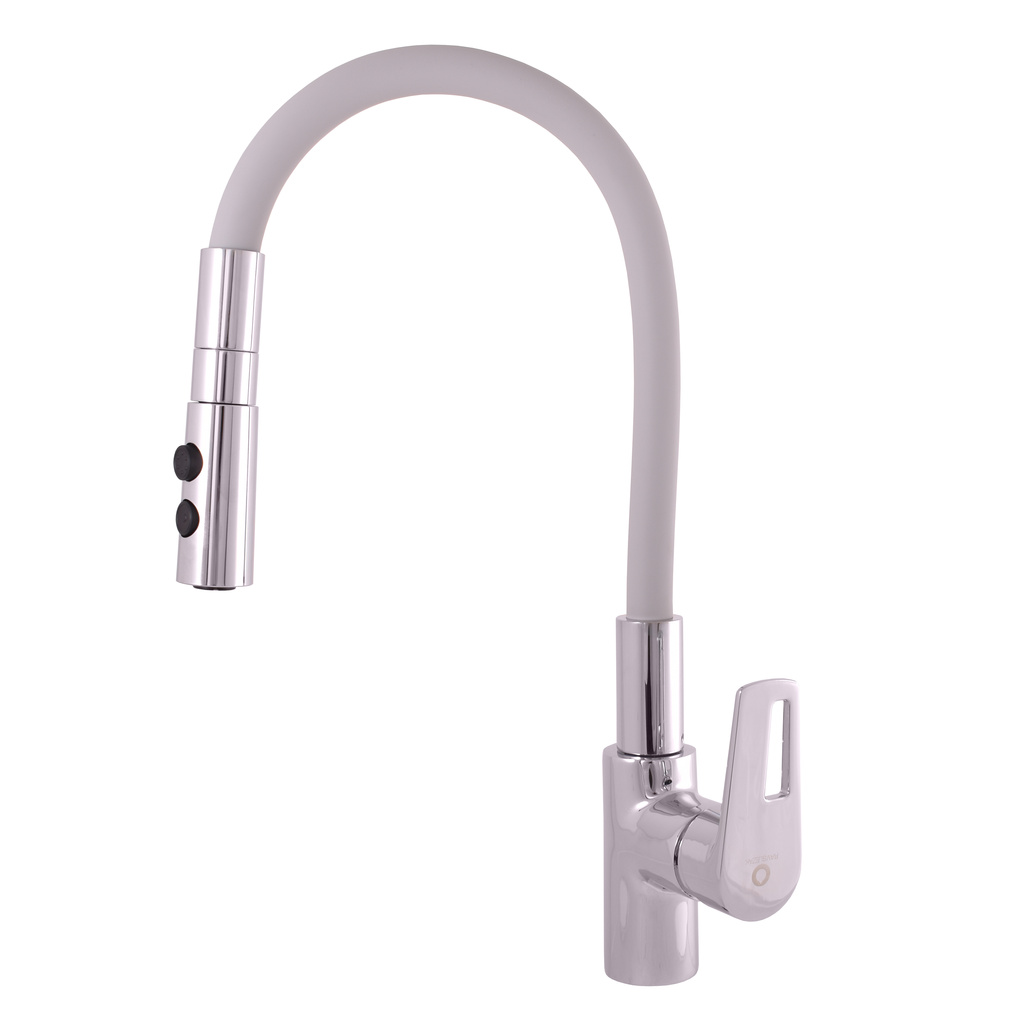 RAV Slezák Slezák Rav COLORADO CO219.0/12 vodovodní baterie dřezová s šedým flexibilním ramínkem se sprchou RAV Slezák Slezák Rav COLORADO CO219.0/12 vodovodní baterie dřezová s šedým flexibilním ramínkem se sprchou