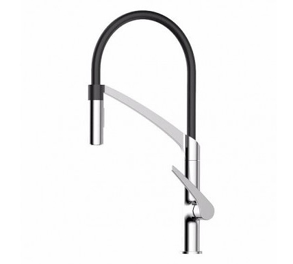 Rubineta Olsen spa ULTIMA U-50 OLBAU50 Dřezová baterie s pružným ramenem a magnetickým držákem spršky černá Rubineta Olsen spa ULTIMA U-50 OLBAU50 Dřezová baterie s pružným ramenem a magnetickým držákem spršky černá