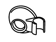 Oras 251600 krycí růžice 3/4" s držákem sprchy - 1ks - Obrázek 2