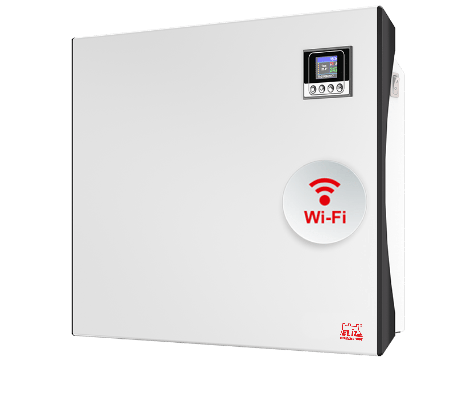 Elíz EL 10 INV WIFI nástěnný konvektor 1000W – elektrický přímotopný radiátor s TFT displayem, elektronickým ovládáním a týdenním časovačem Elíz EL 10 INV WIFI nástěnný konvektor 1000W – elektrický přímotopný radiátor s TFT displayem, elektronickým ovládáním a týdenním časovačem