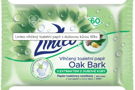 Linteo Satin vlhčený s dubovou kůrou 60 ks Linteo Satin vlhčený s dubovou kůrou 60 ks