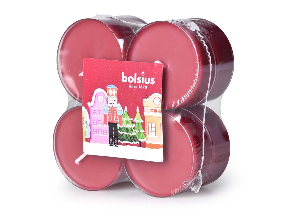 Bolsius Vonné čajové svíčky Maxi 8ks, Louskáček Bolsius Vonné čajové svíčky Maxi 8ks, Louskáček