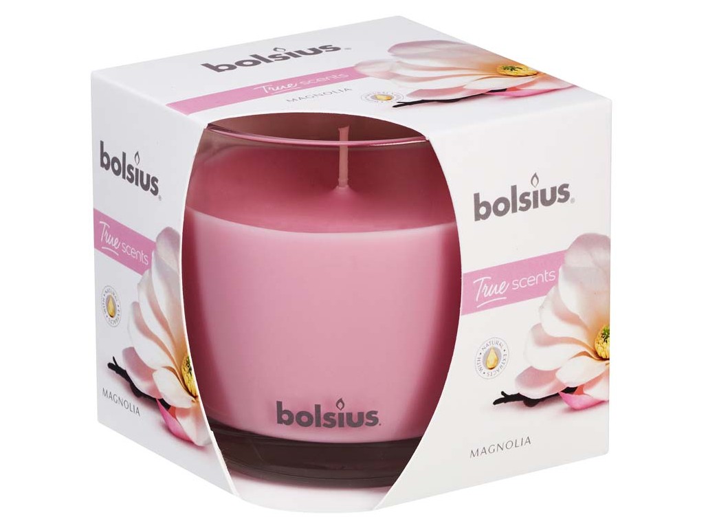 Bolsius Aromatic 2.0 Vonná svíčka ve skle, 95x95mm, Magnolia Bolsius Aromatic 2.0 Vonná svíčka ve skle, 95x95mm, Magnolia