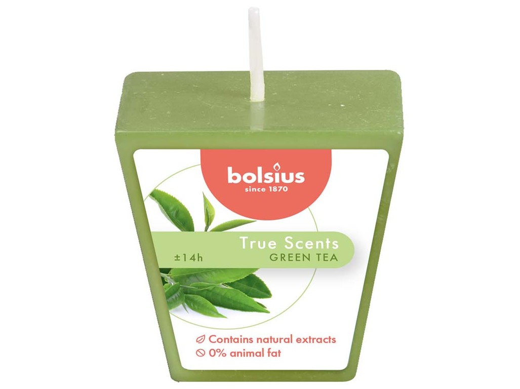Bolsius Aromatic 2.0 Votivní vonná svíčka 48mm, Green Tea Bolsius Aromatic 2.0 Votivní vonná svíčka 48mm, Green Tea
