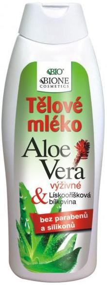Drogerex BIONE ALOE VERA tělové mléko 500ml Drogerex BIONE ALOE VERA tělové mléko 500ml