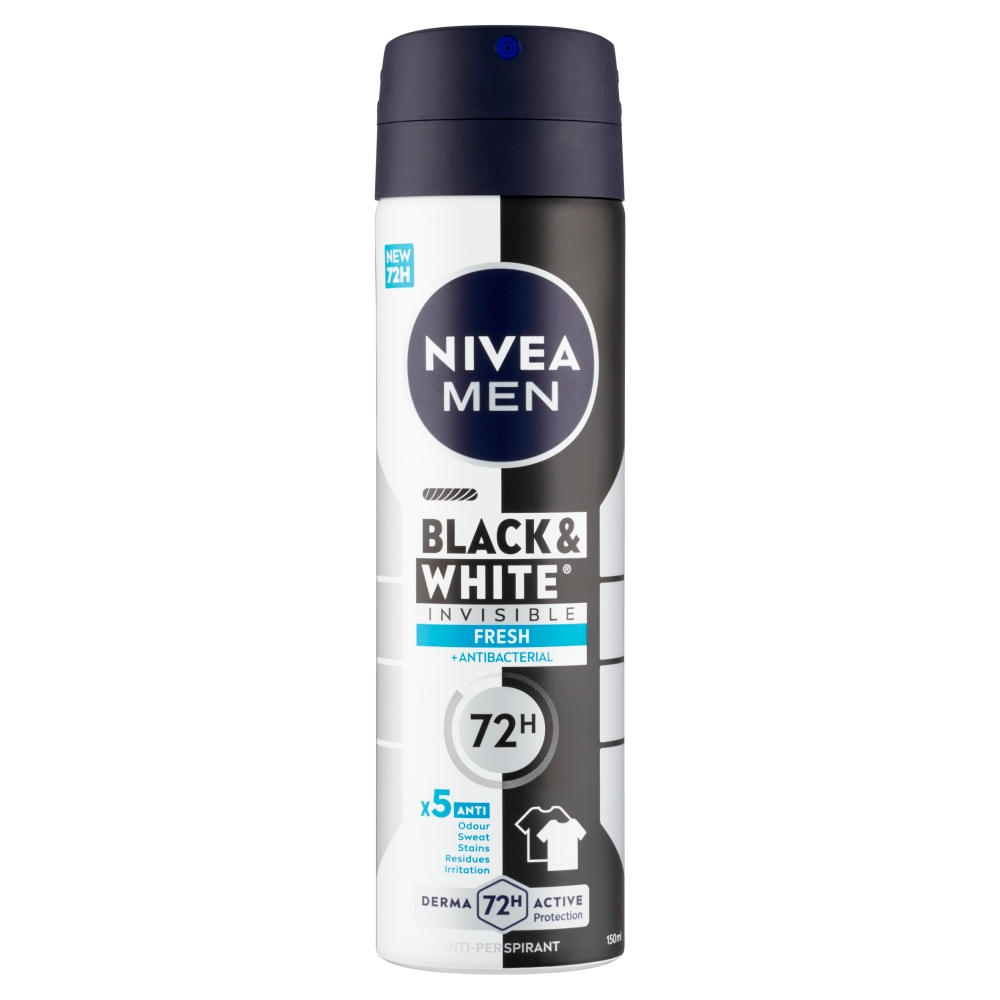 Nivea Deo AP Men 150ml Black&White Invisible Fresh Nivea Deo AP Men 150ml Black&White Invisible Fresh