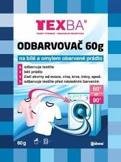 Druchema Texba Odbarvovač 60g na bílé a omylem obarvené prádlo Druchema Texba Odbarvovač 60g na bílé a omylem obarvené prádlo