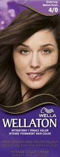 Wella Krémová barva na vlasy Wellaton 4/0 Středně hnědá Wella Krémová barva na vlasy Wellaton 4/0 Středně hnědá