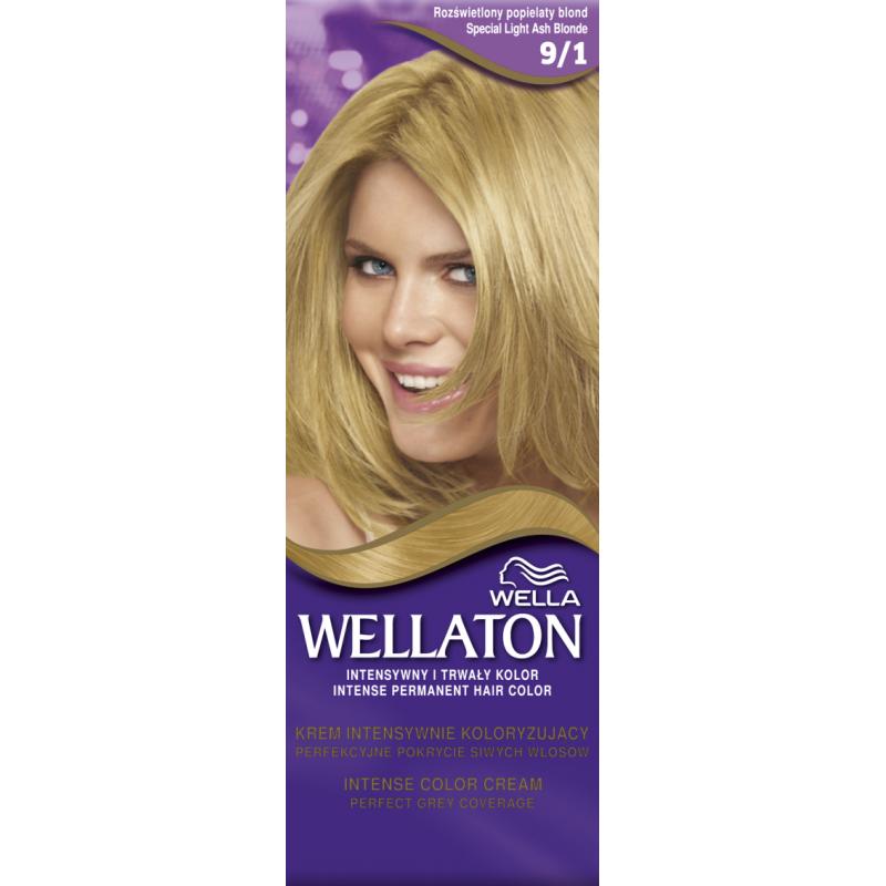 Wella Krémová barva na vlasy Wellaton 9/1 Extra světlá popelavá blond Wella Krémová barva na vlasy Wellaton 9/1 Extra světlá popelavá blond