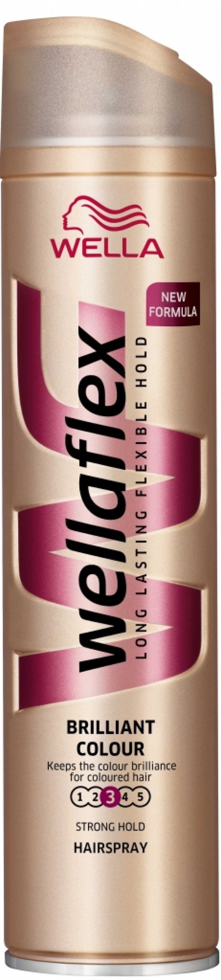 Wella Wellaflex Brilliant Colors lak na vlasy pro udržení lesku vlasů 250 ml No.3 Wella Wellaflex Brilliant Colors lak na vlasy pro udržení lesku vlasů 250 ml No.3