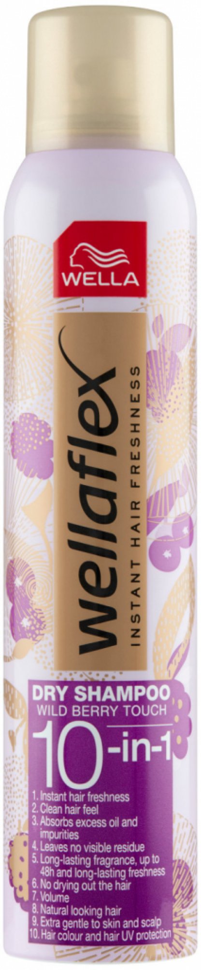 Wella Wellaflex Wild Berry Touch Dry Shampoo Hairspray 180 ml Wella Wellaflex Wild Berry Touch Dry Shampoo Hairspray 180 ml
