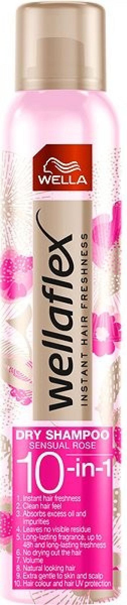 Wella Wellaflex Sensual Rose Dry Shampoo Hairspray 180 ml Wella Wellaflex Sensual Rose Dry Shampoo Hairspray 180 ml