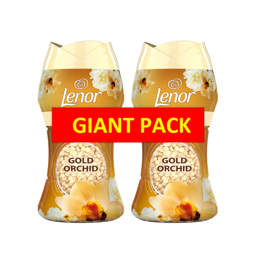 Lenor Unstoppables vonné perličky Gold Orchid 2×140 g Lenor Unstoppables vonné perličky Gold Orchid 2×140 g