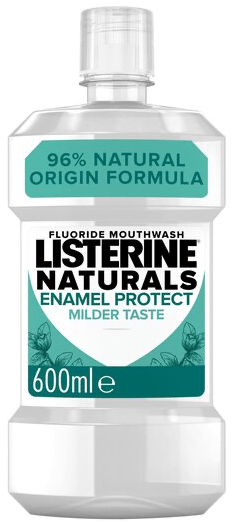 Listerine Naturals bez Alkoholu a barviv enamel protect BIG PACK 600 ml Listerine Naturals bez Alkoholu a barviv enamel protect BIG PACK 600 ml