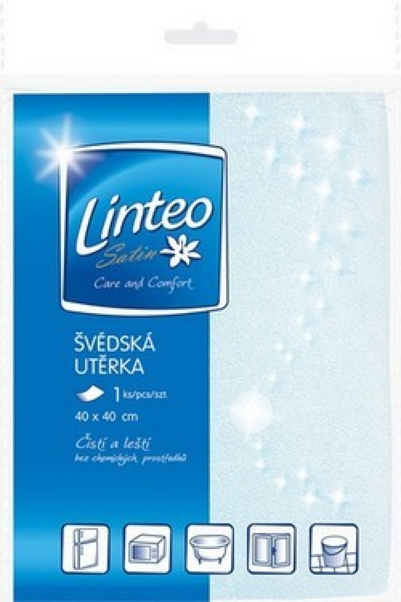 Linteo hadřík z mikrovlákna ULTRA 40 x 40 cm 1 ks Linteo hadřík z mikrovlákna ULTRA 40 x 40 cm 1 ks