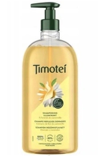 Timotei Šampon s heřmánkem na blond vlasy pumpička 750 ml Timotei Šampon s heřmánkem na blond vlasy pumpička 750 ml